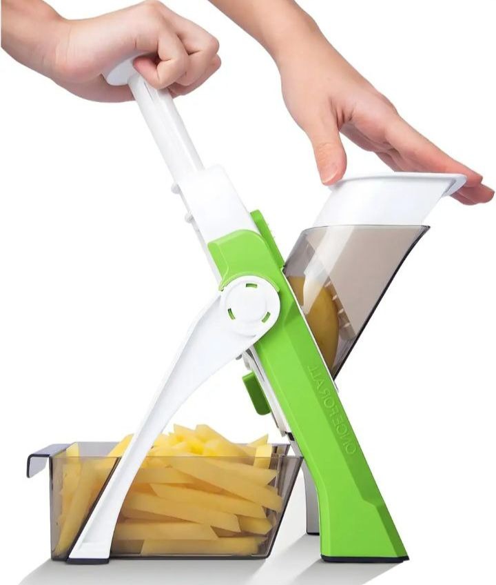 Safe And Multifunctional Mandoline Slicer Adjustable Vegetable Cutter, Precision Slicing Machine For Potatoes, Onions, Carrots, Cucumbers, And Fruits Rs 1,487
