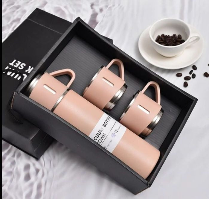 500ml Insulated Vacuum Bottle – Leakproof, Stainless Steel Travel Flask (Random Color)