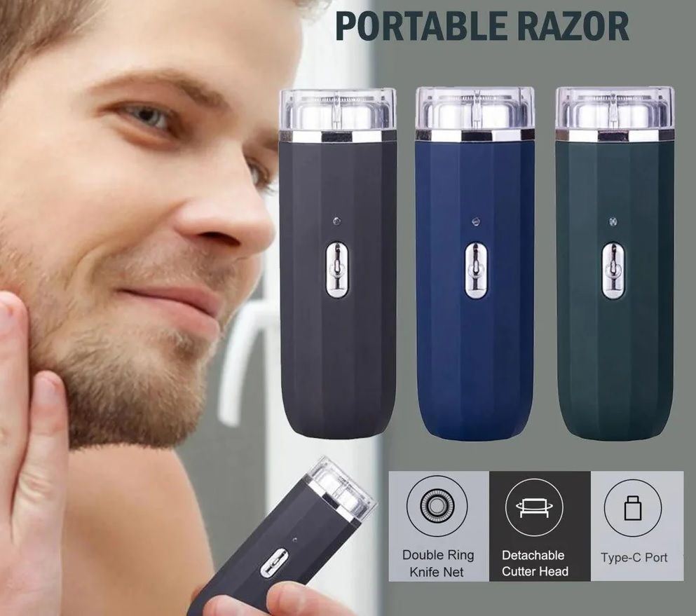 6D Razor BXL 822 Portable Mini Beard Shaver