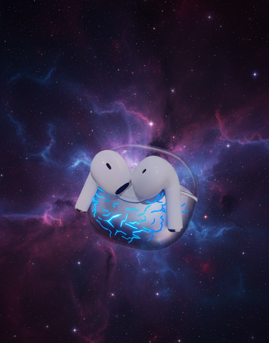 Bluetooth 5.2 True Wireless Earbuds – Long Battery Life, Digital Power Case, High Sensitivity Audio & Fast Charging for Music and Calls