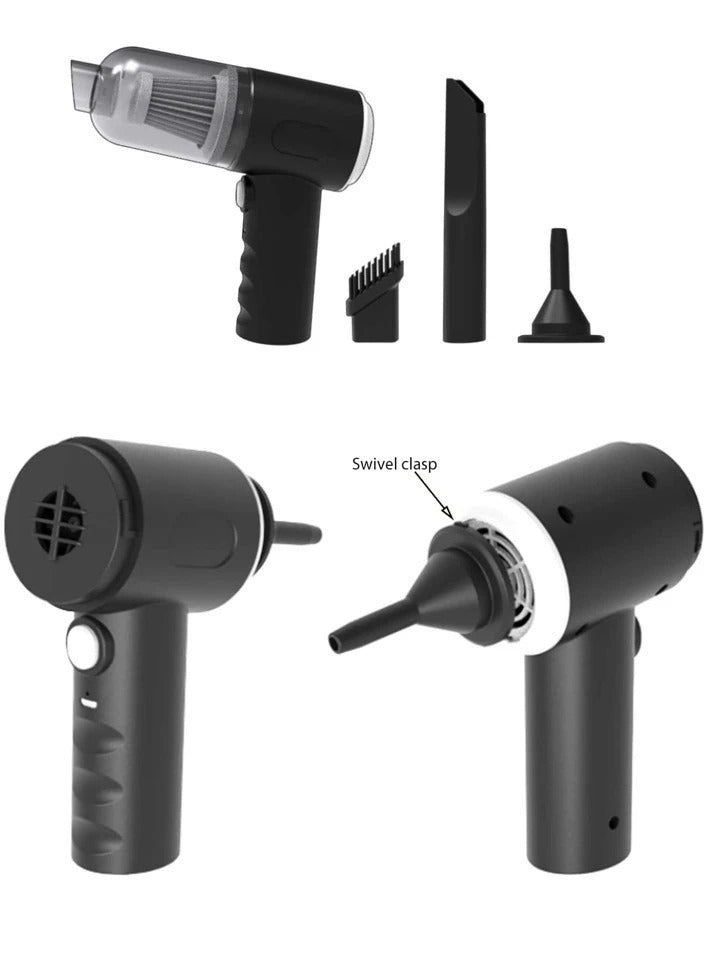 3-in-1 Portable Wireless Vacuum Cleaner AS 228 – Handheld, Powerful Suction for Car, Home, Office & Everyday Quick Cleaning