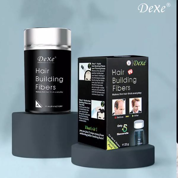 Dexe Hair Building Fibers Black caboki
