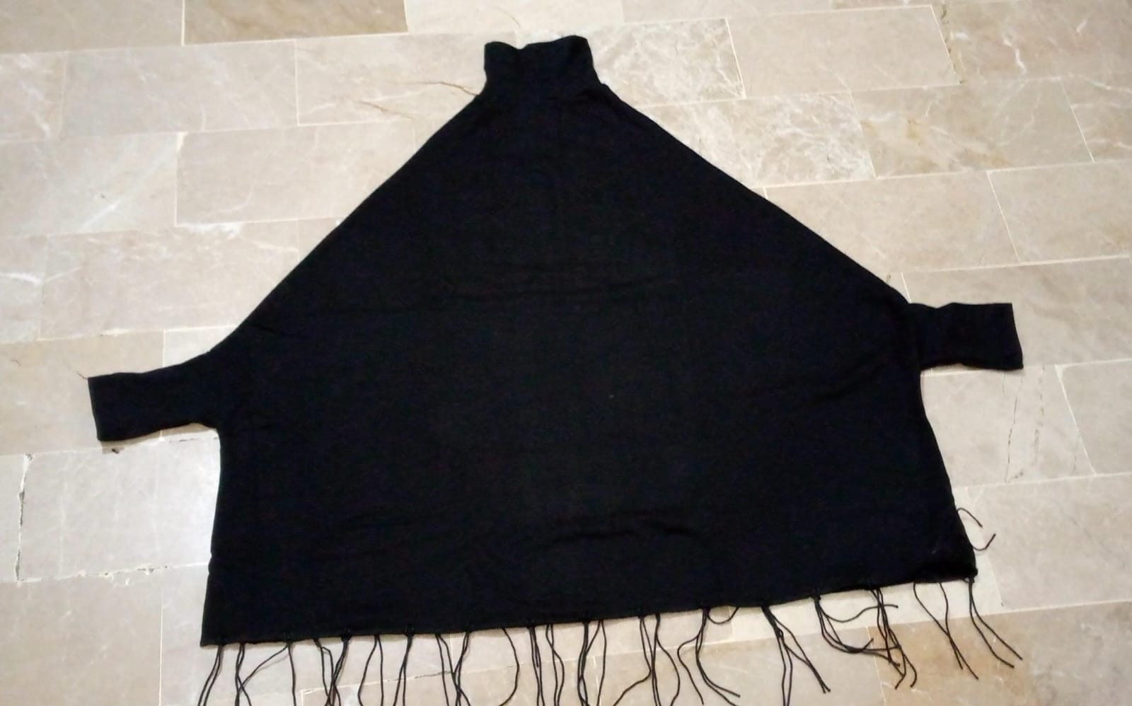 Winter Fleece Poncho for Women - Pink