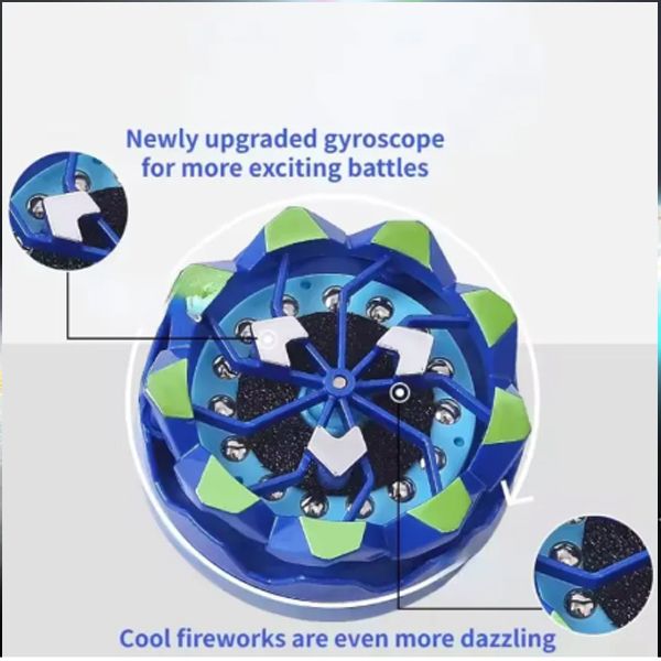 Kids Battle Top Firework Spinner Spark Spinning Battle Tops with Firework Effects Bey Battling Top Burst