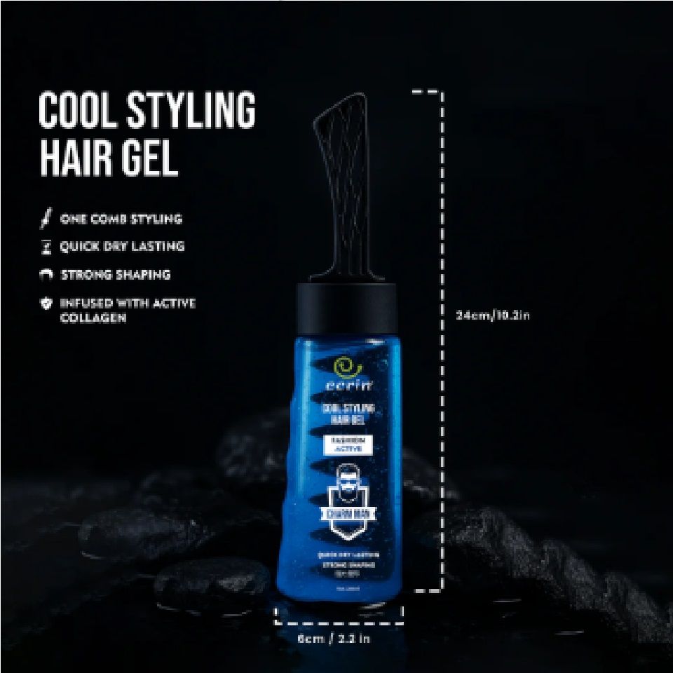 Original ECRIN COOL STYLING HAIR GEL WITH ACTIVE COLLAGEN 280ml