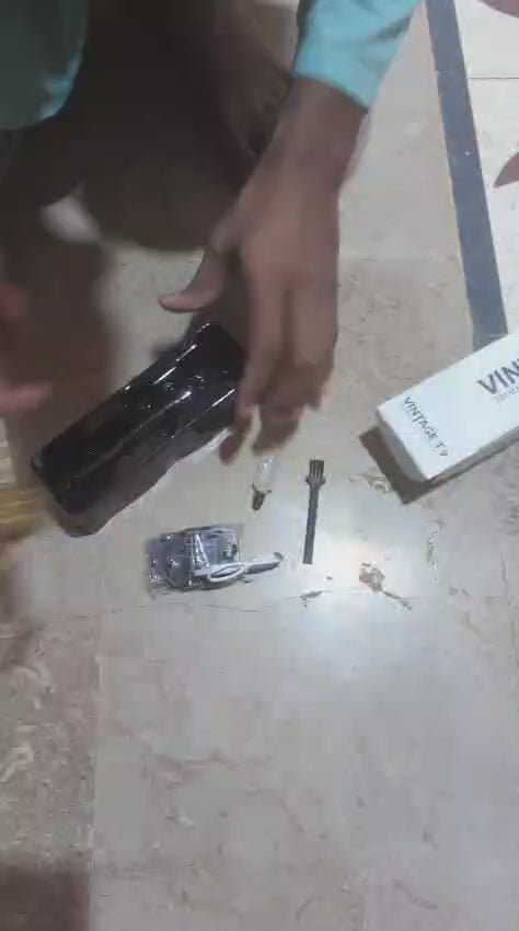 Metal Body Vintage T9 Trimmer & Hair Clipper for Men | USB Rechargeable Professional Hair Cutting Machine | Precision Beard & Hair Grooming Tool