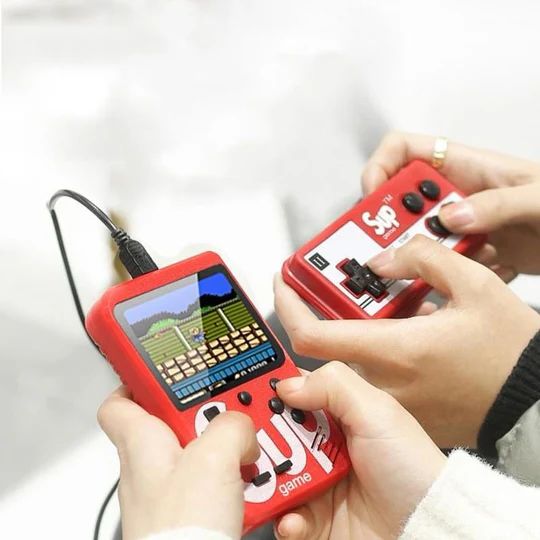 Double Version SUP RETRO GAME BOX with Joystick CONSOLE HANDHELD DUAL CONTROLLER 400 IN 1 GAMES
